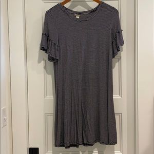 Striped tshirt dress